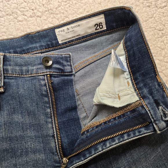 rag & bone Serena High Rise Crop Wide Leg Jeans Size 26 - Picture 7 of 15